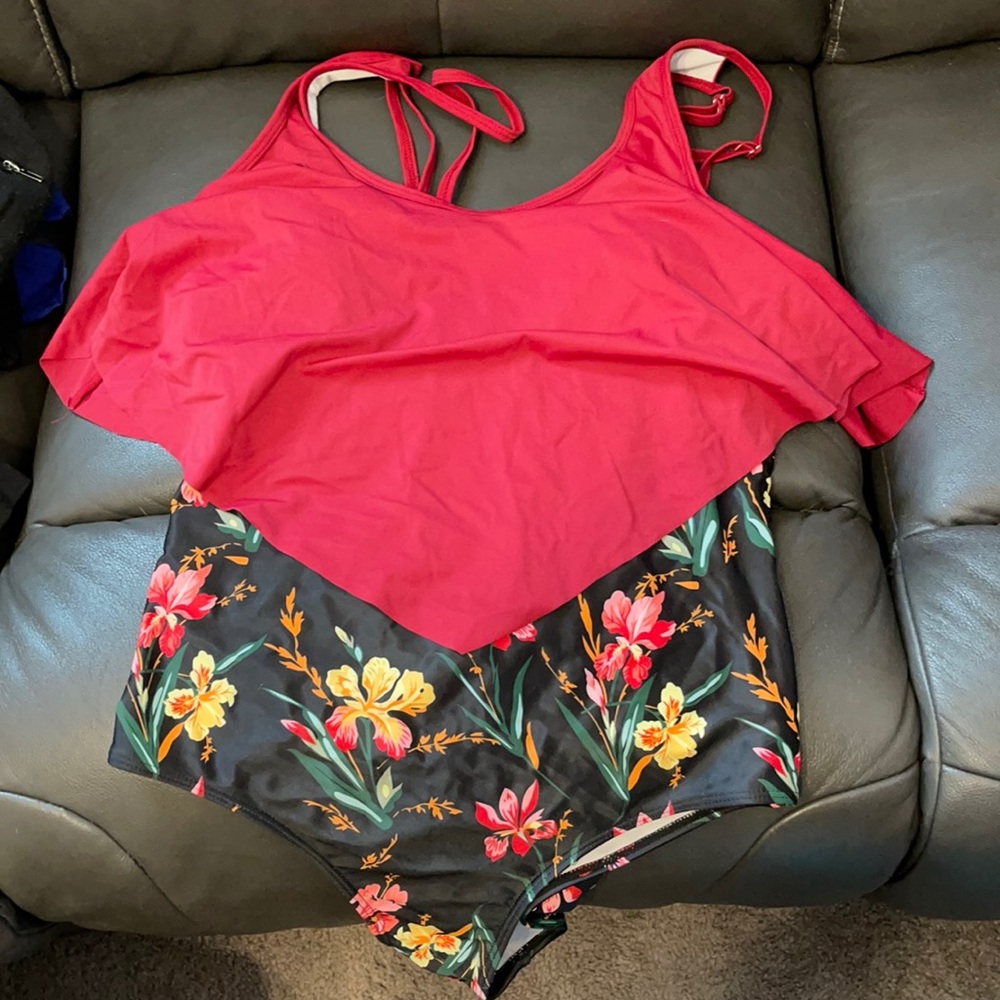 One piece bathing suit